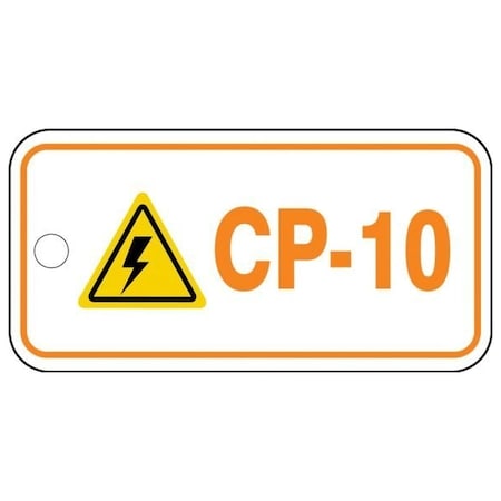 Accuform Danger, PF-Cardstock, 3-1/4 in Width, 1/4 in Height, , 5 PK TDF210XVM